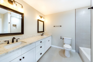 016 - Bathroom with dual vanity